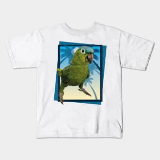 blue-crowned parrot Kids T-Shirt